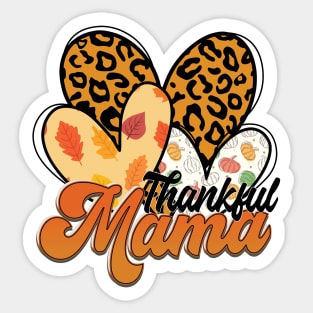 Thankful Mama Heart Sticker